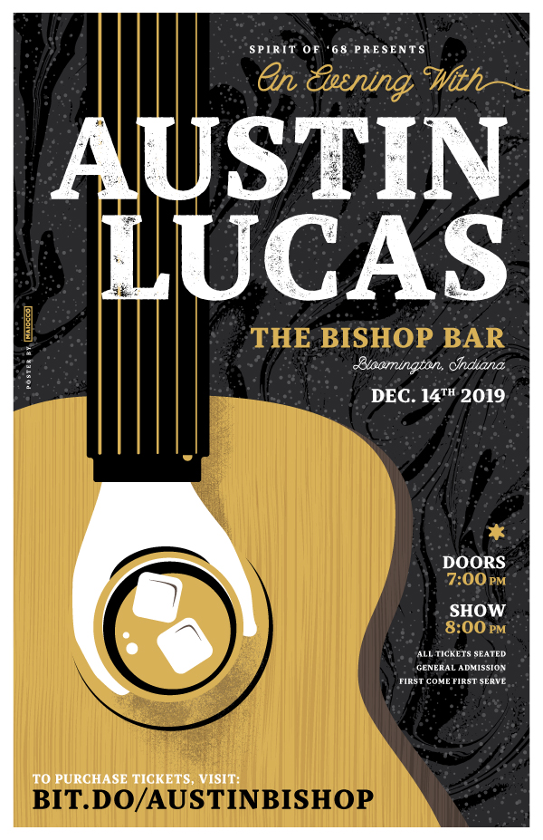 Austin Lucas Bishop Bar Tour Poster