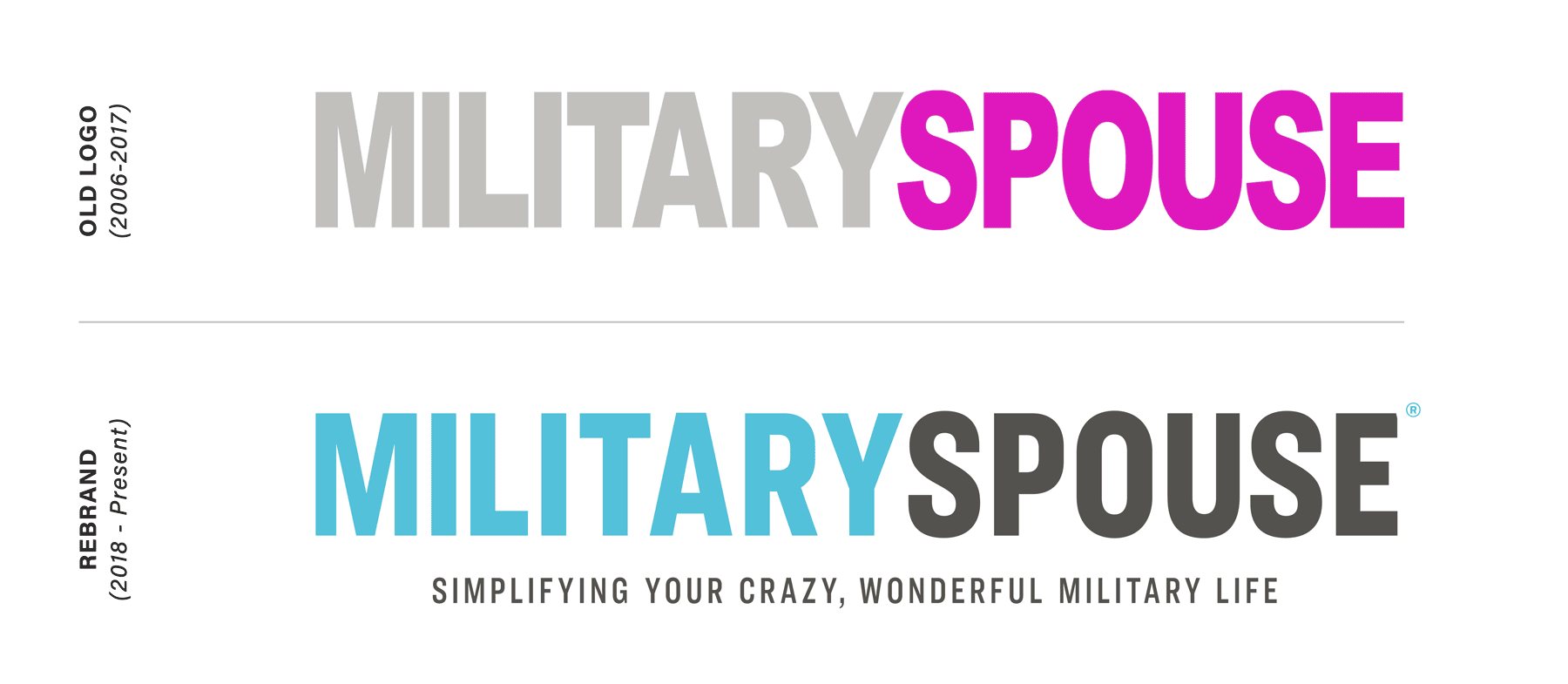 Military Spouse Logo Animated Maiocco Design Co.