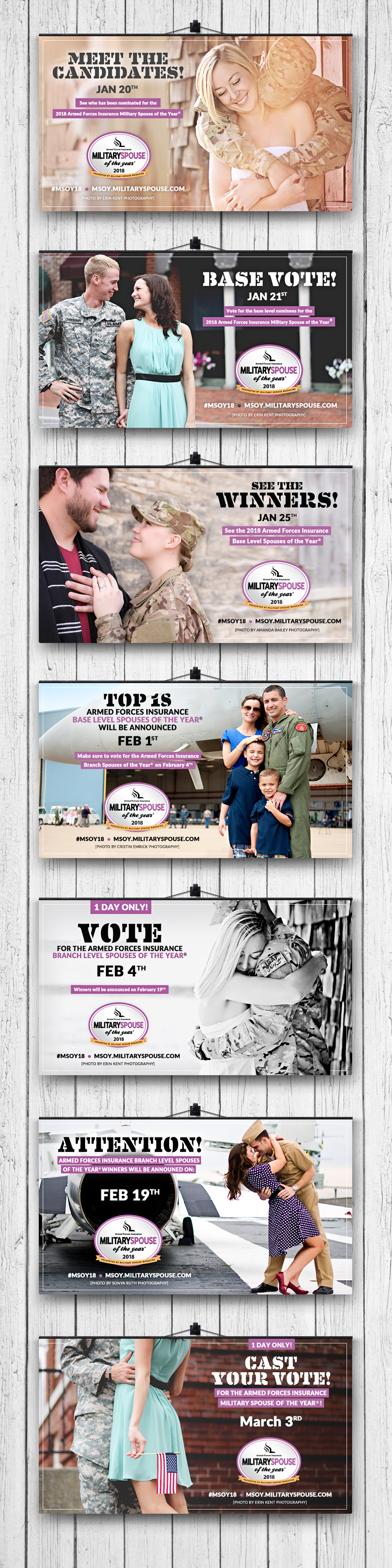 2018 Armed Forces Insurance Military Spouse of the Year Social Ads