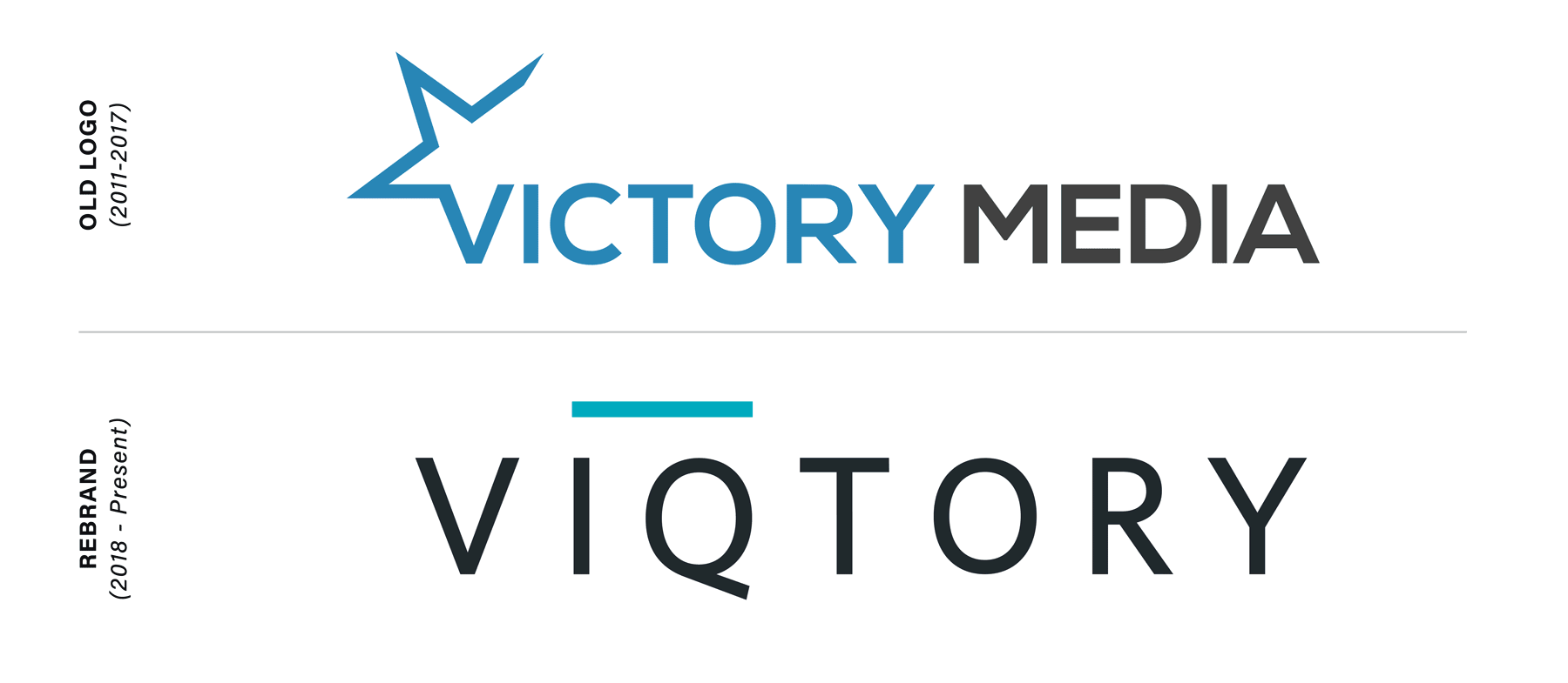 VIQTORY logo redesign Maiocco Design Co.